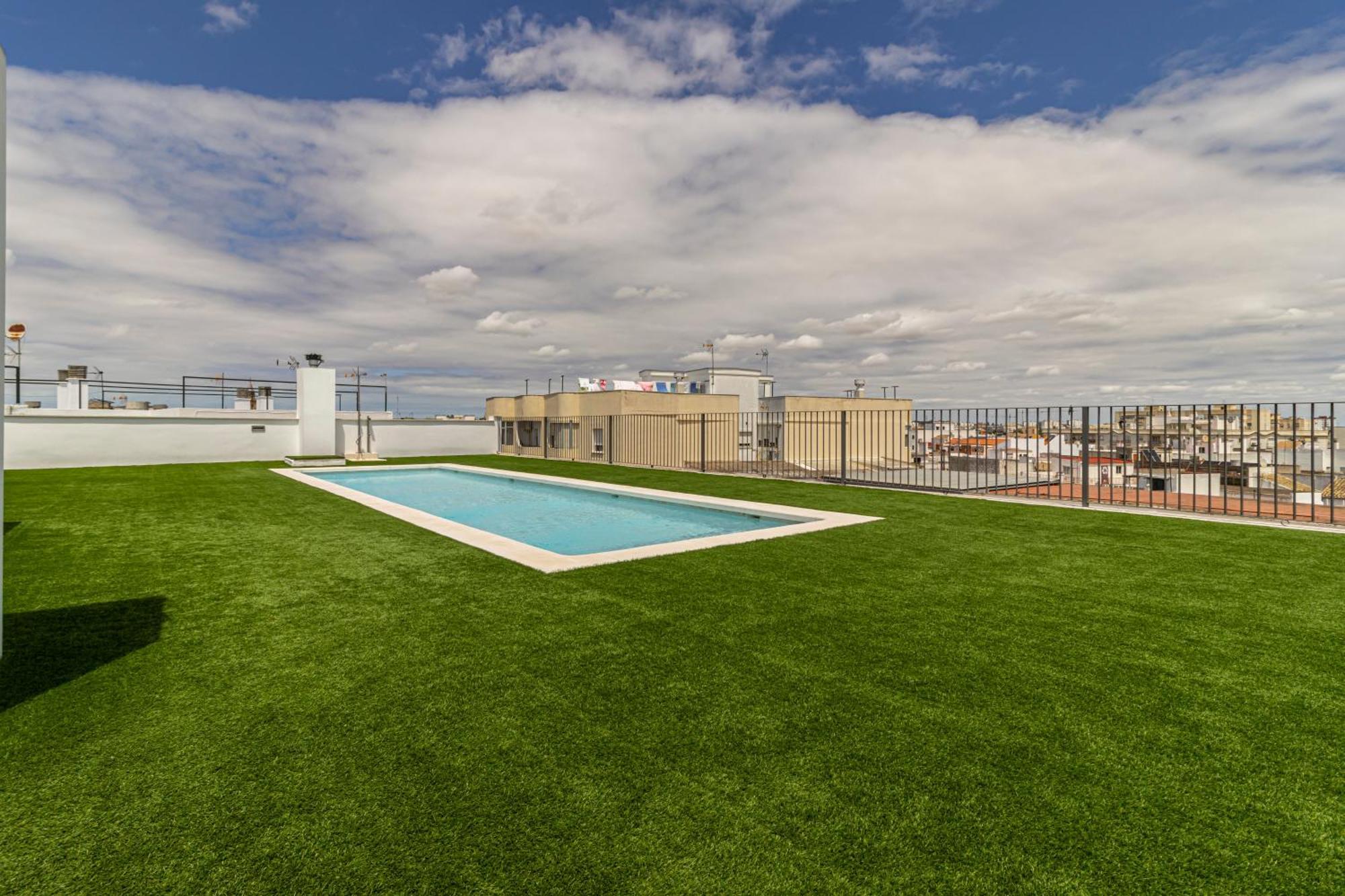Allo Apartments San Clemente Centro 2 Habitaciones Parking Y Piscina Jerez de la Frontera Bagian luar foto